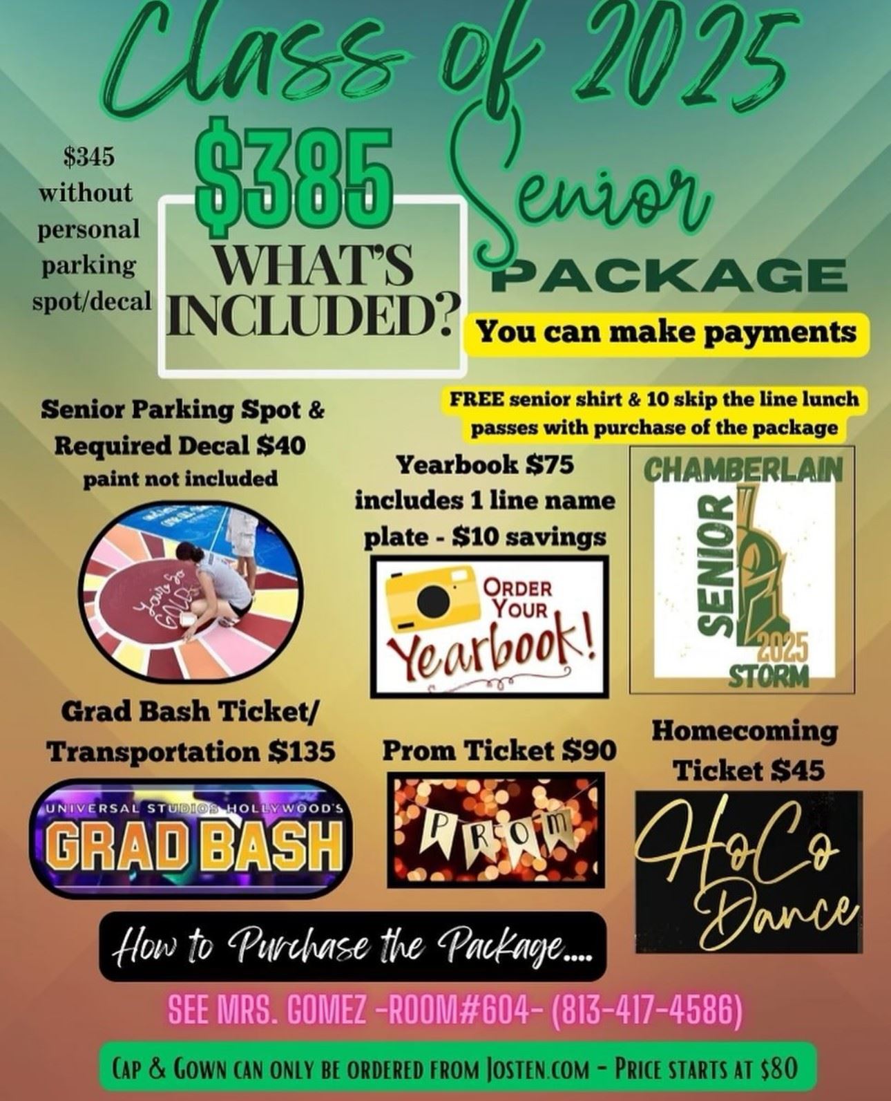 Information about the senior package